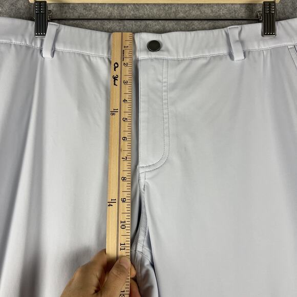 Redvanly Pants Mens XL 34x31 Light Blue Stretch Nylon Spandex Golf Performance - Picture 5 of 13